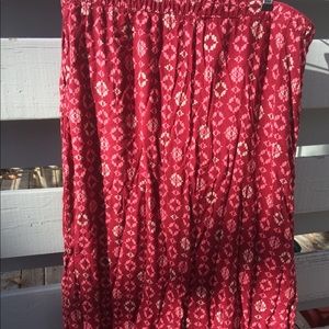 Eddie Bauer casual drawstring skirt